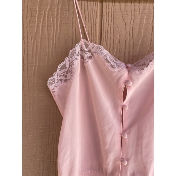 Vintage Victoria Secret Gold Label Teddy Lingerie Romper Womens Small soft Pink - Picture 2 of 10